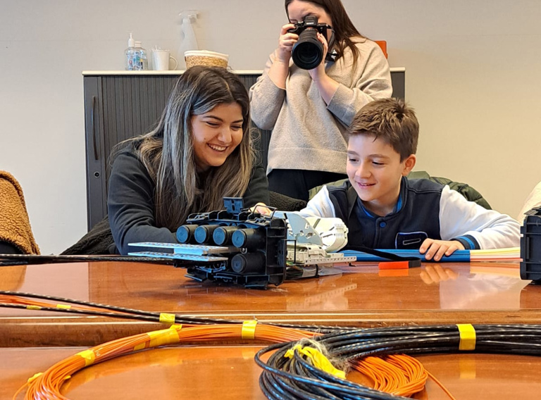 foto begeleider met tiener